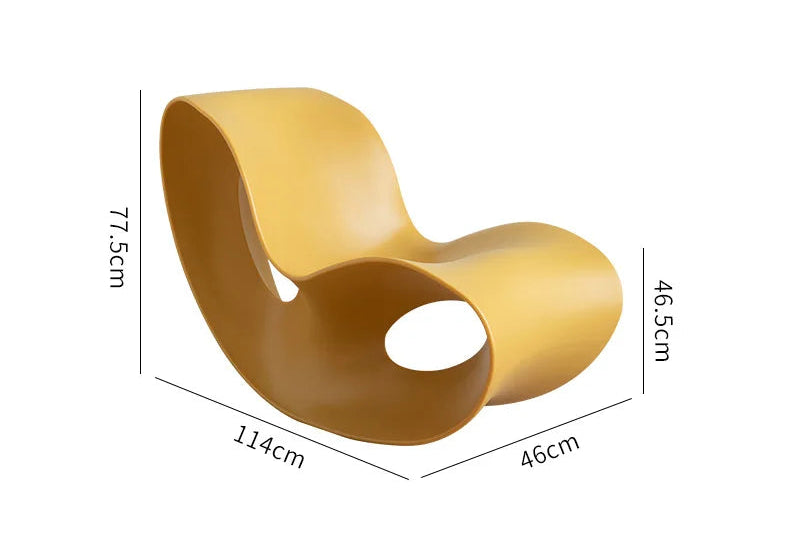 Small apartment living room balcony household outdoor lazy bedroom leisure rocking chair