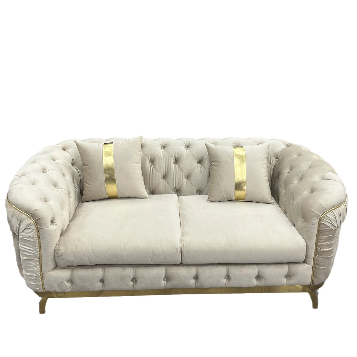 Italian light luxury fabric sofa combination modern minimalist velvet villa furniture