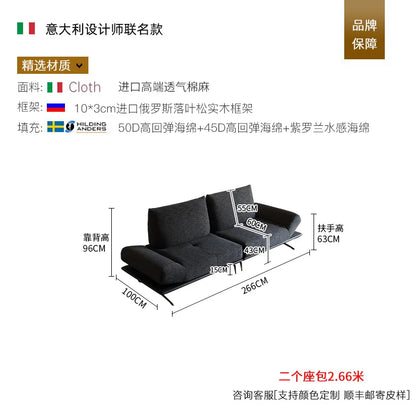 Bedroom Rotatable European Couch Linen Nordic Modern Double Living Room Sofa Chaise Puffs Lounge Luxury Muebles Trendy Furniture