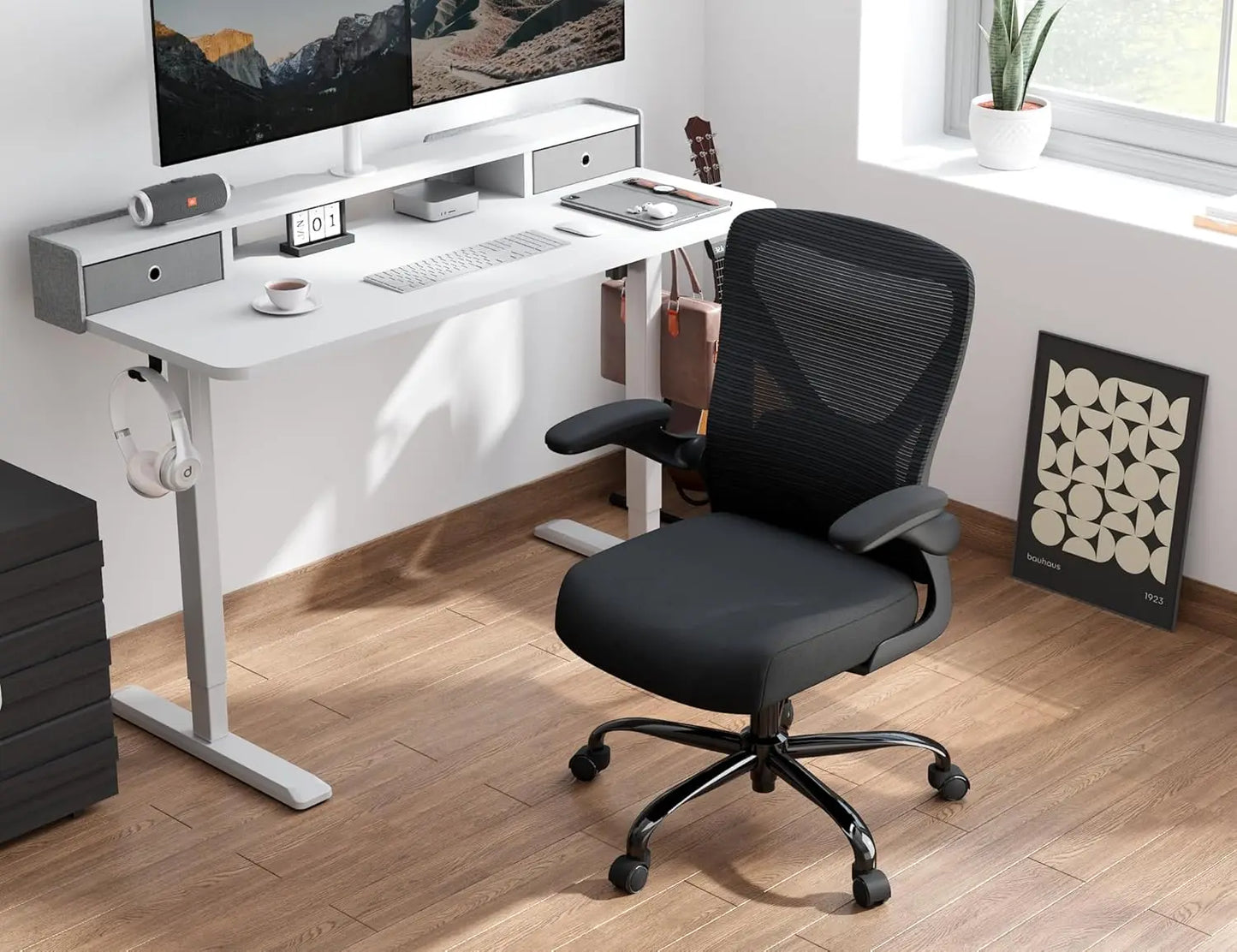 Ergonomic Mesh Office Chair, High-Back Computer Desk Chair with Lumbar Support for Adults, Executive Gaming Task Chair