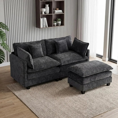 Sectional Couch, Comfy Cloud Modular Sectional Sofa, Deep Seat Modern Cloud Sofa, Modular Sofas for Living Room,, Customized