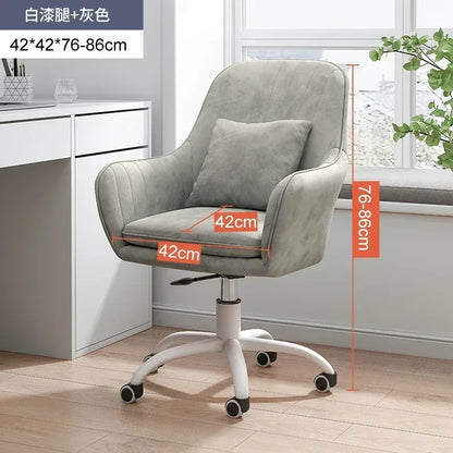 Modern Backrest Computer Chair Nordic Home Office Chairs Lift Swivel Armchair Soft Cushion Game Chair Creative Office Furniture