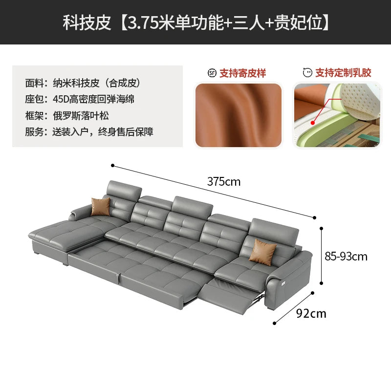 Italian Modern Sofas Minimalist Living Room Electric Lazy Sofas Relax Armchairs Apartment Articulos Para El Hogar Accessories
