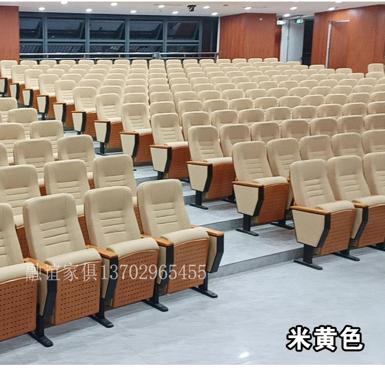 HT meeting room with row chairs Cinema School ladder classroom Aluminum alloy academic lecture hall seat