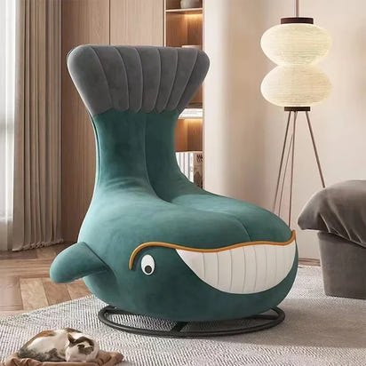 New Creative rotating single person Modern Cartoon Animal Design Living Room Lazy Sofa Chair A