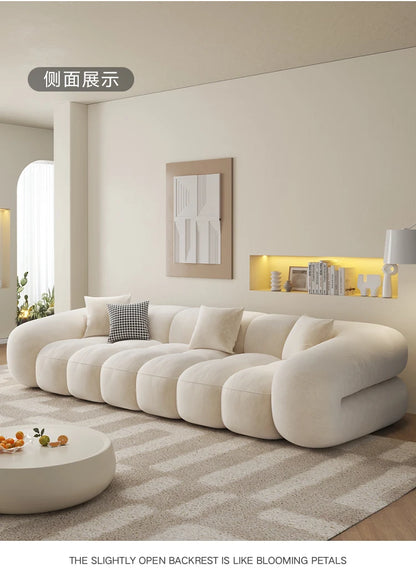 Designer Luxury Living Room Sofas House Nordic Family Elegant Relaxing Sofa Economic Apartment Minimalist Divano Hotel Furniture