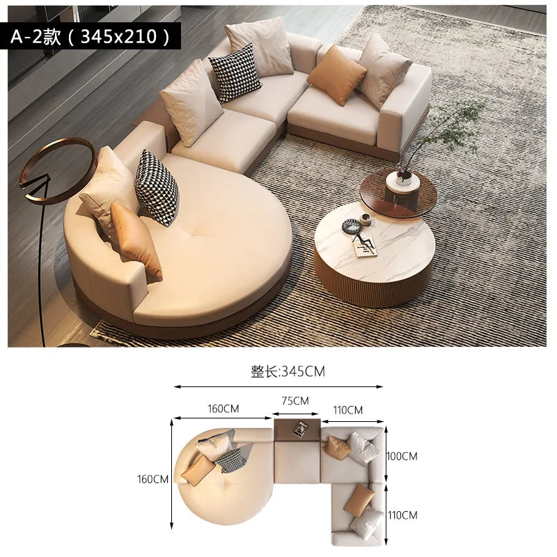 Minimalist Nordic Living Room Sofas Luxury Sectional Lounge Curved Living Room Sofas Designer Individual Muebles Home Furniture