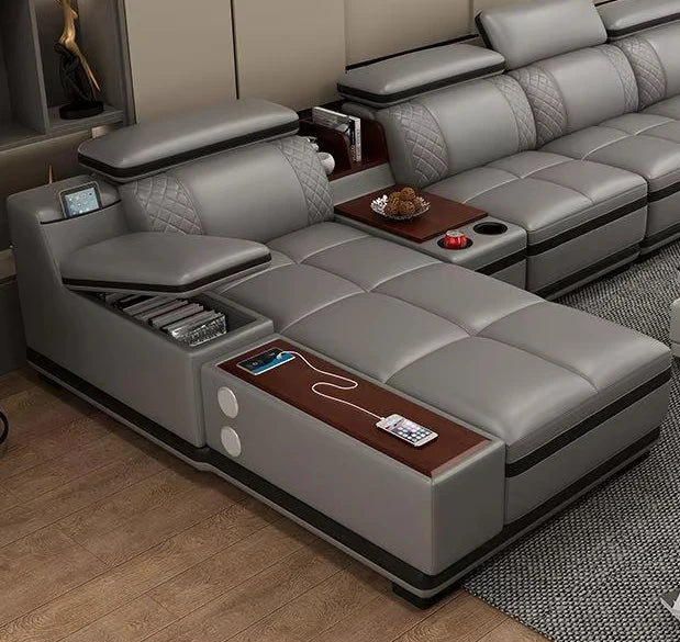Sofas for Home Leather Designer Custom New Design Large Modern Set Living Room Furniture Modular Corner