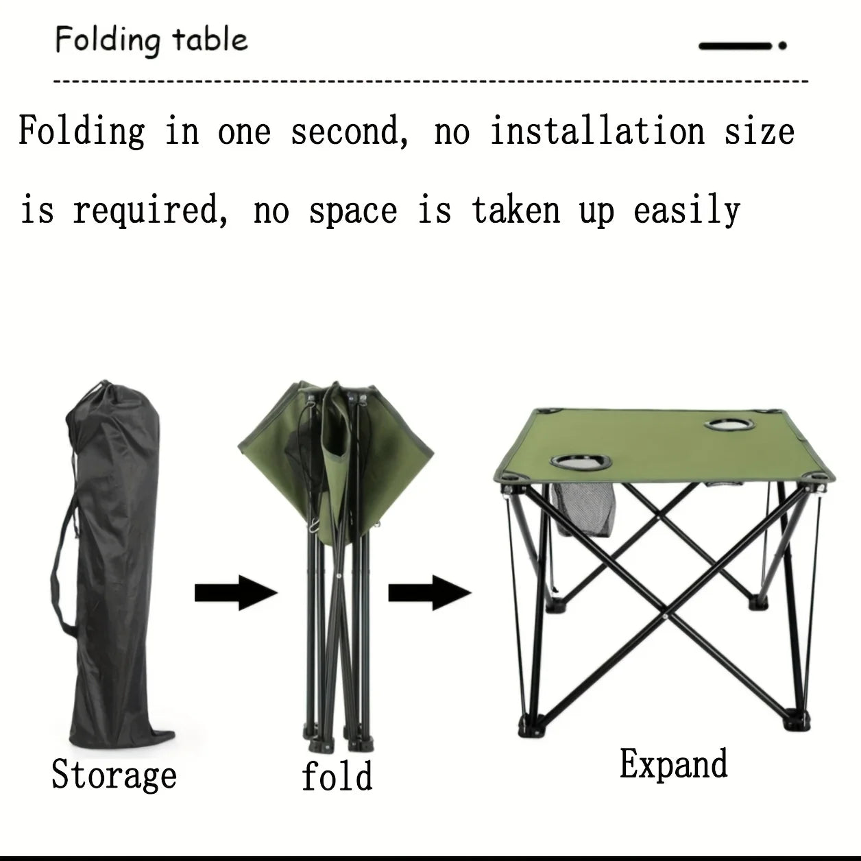 Camping Folding Table Waterproof Picnic Table Foldable Art Sketching Leisure Outdoor Folding Dining Table Small Cloth Table