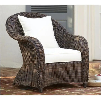 Luxury Outdoor Rattan Garden Cafe Sofa Chair