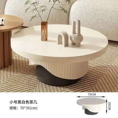 Table ronde unique, tables modernes, table basse, table basse glamour, esthétique, luxe, minimaliste, glamour, meubles de salon Basseliving
