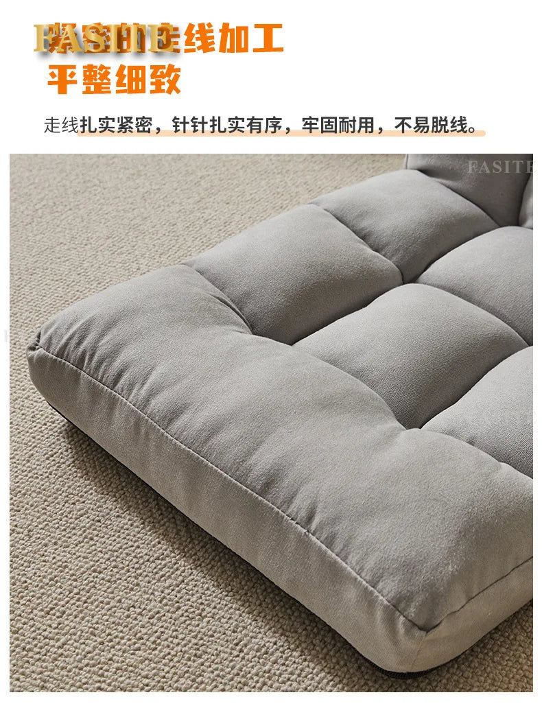 Lazy sofa tatami bay window lazy chair folding fabric can sit single chair balcony bedroom back lying