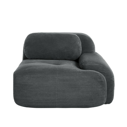1piece Modern Lovely Sofa Without Armrests with Cushion, Living Room Furniture, Modular Corner Sofa, Premium Cordstock Fabric