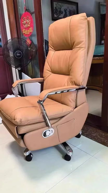 Electric massage boss chair, computer chair, comfortable sitting, office chair, backrest, reclining sofa chair