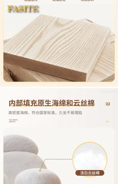 High quality Rocking Chair Sofa Creative Couch Wood Furniture Recliner Indoor Egg Chair Living  Sofa Chair Armchair Step Stool