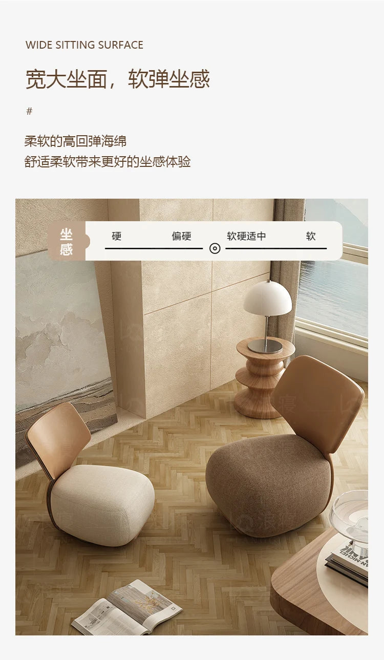 European Comfort Living Room Chairs Swivel Nordic Single Comfy Lounge Chairs Adult Bedroom Relaxing Sillas De Sala Furniture