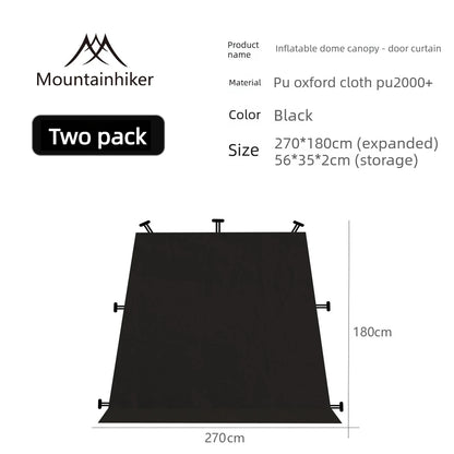 MOUNDAINHIKERInflatable Dome Outdoor Camping Waterproof Portable Tent Multiple People Large Capacity Park Sunscreen and Sunshade