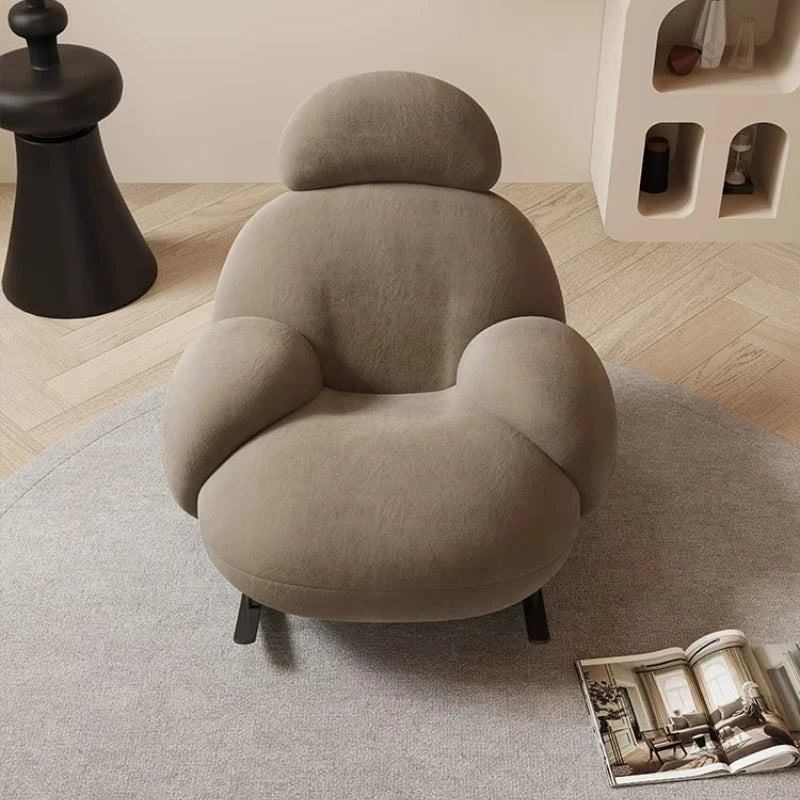 elegant creativity armchair Luxury Design modern comfortable Adult rocking chair balcony fashion mecedora adulto home furniture
