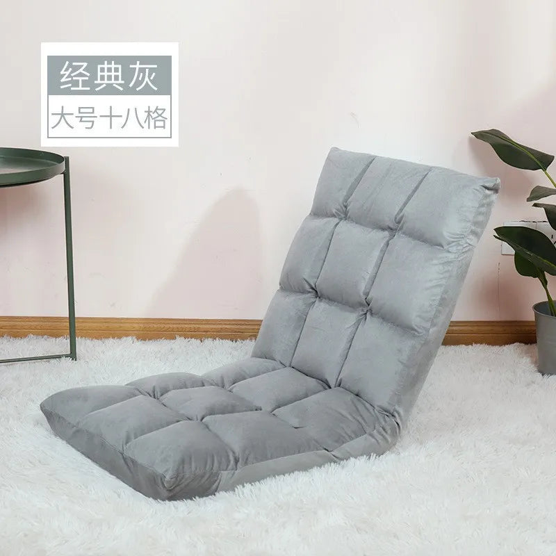 Hot Sale Adjustable Lazy Lounger Sofa Tatami Foldable Lounge Chair Floor Balcony Bay Window Leisure Long Sofa Bed Back Chair