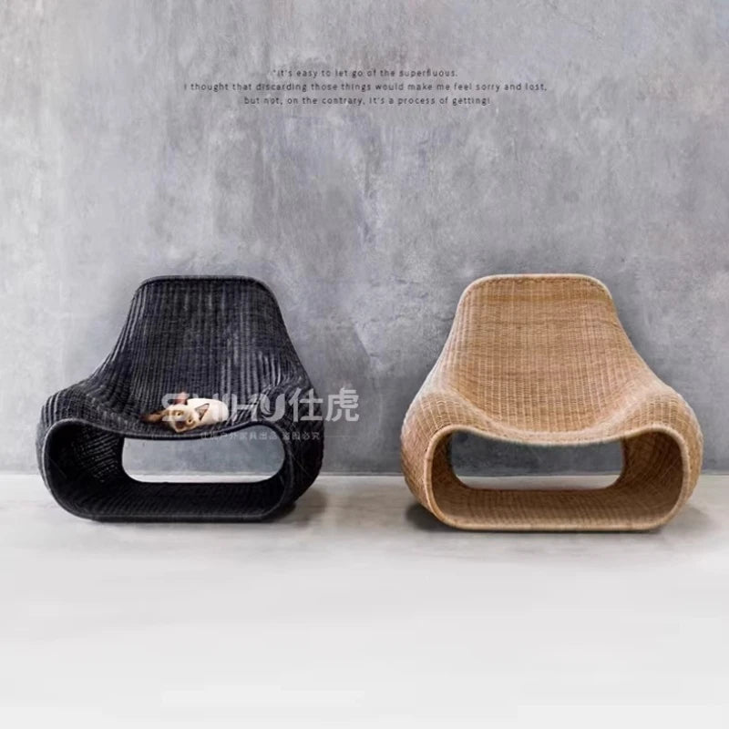 Simple Creative Living Room Chair Homestay Balcony Popular Retro Living Room Chair Home Furniture Sedile Per Soggiorno YS40CC