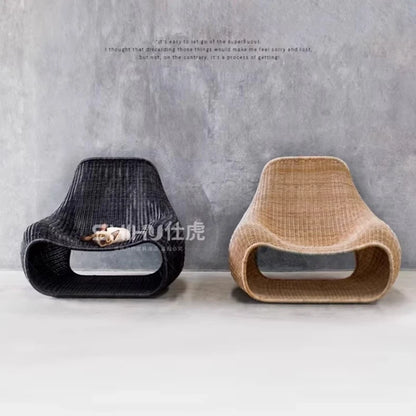 Simple Creative Living Room Chair Homestay Balcony Popular Retro Living Room Chair Home Furniture Sedile Per Soggiorno YS40CC