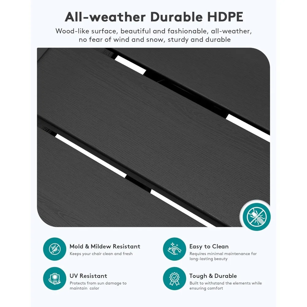 Outdoor Swivel Chairs, All-Weather Patio Swivel Sofas with Thick Cushions for Porch, Balcony, Black Frame with Beig