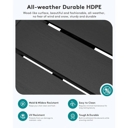 Outdoor Swivel Chairs, All-Weather Patio Swivel Sofas with Thick Cushions for Porch, Balcony, Black Frame with Beig