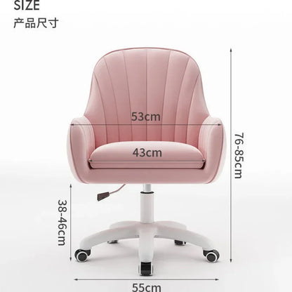 Chair Home Backrest Comfortable Long-Sitting Office Chair College Student Girl Dormitory Study Chairs Makeup Chair Computer