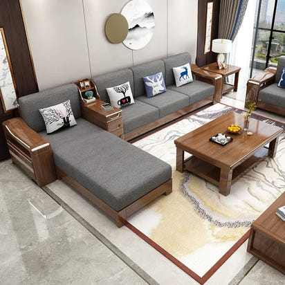 Organizer Minimalist Living Room Sofas Wood Adults Reading Handrail Family Couchs Theater Luxury Banquet Canape Salon Furnitures