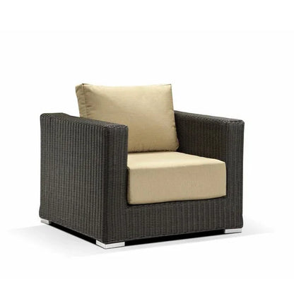 Outdoor Garden Chair Rattan Furniture Set Rope Furniture Set Outdoor Wicker Sofa / Garden Sofa Set