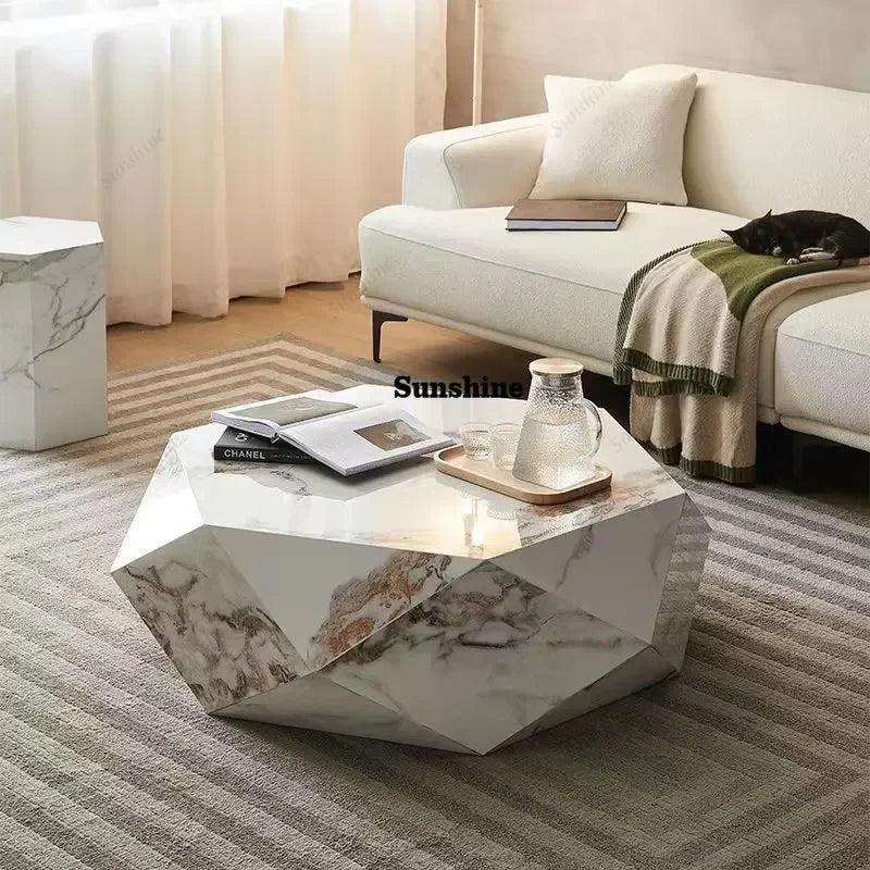 Minimalist Unique Coffee Table Decoration Modern Designer Small Coffee Table Space Saving Aesthetic Mesa Auxiliar Home Furniture