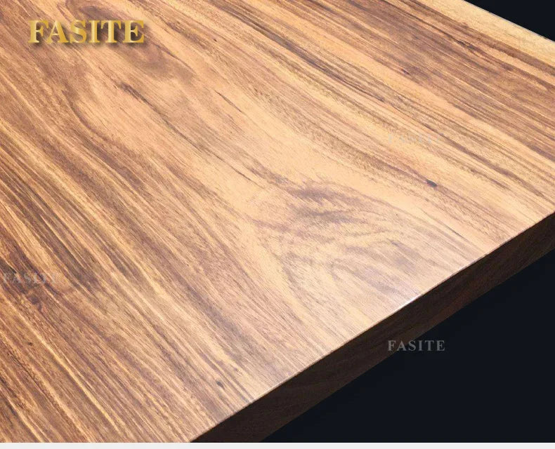 Ebony leather sofa first layer cowhide new Chinese high-end villa living room large apartment solid wood