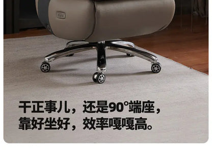 Smart Electric Executive Office Chair with Ventilation - Reclining Massage CEO Chair for Home Professional Use Furniture JT40