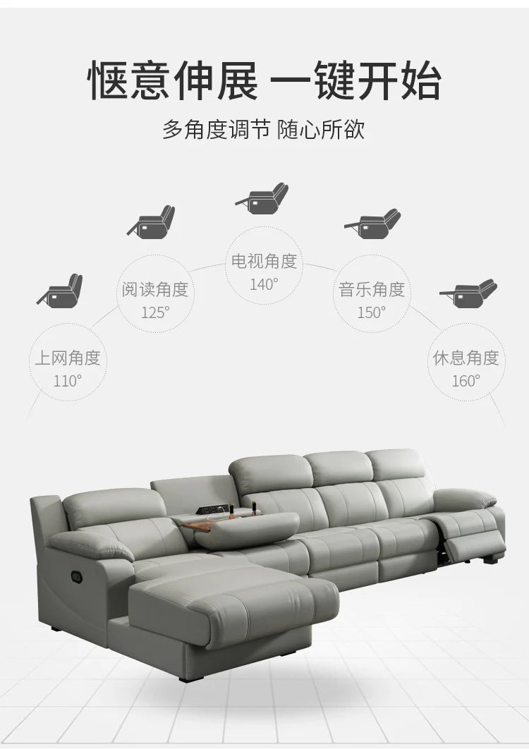 Living Room Modern Sofas Multifunction Armchairs Apartment Leather Sofas Electric Lazy Sillas Para Sala De Estar Home Furniture
