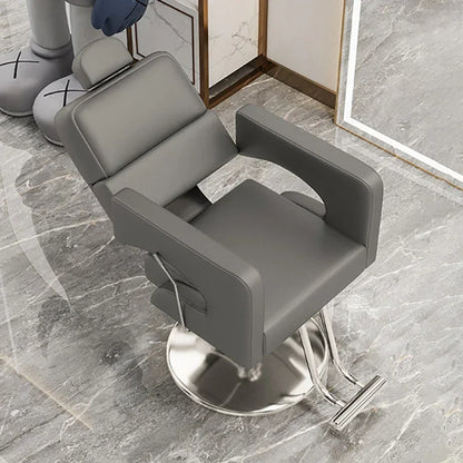 2025 Luxury Personalized Chair Barber Classic Hydraulic Reclining Release Salon Chair Leg Rest Professional Barberia Furniture