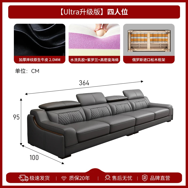 Genuine Leather Modern Sofas Luxury Recliner Comfortable Relax Armchairs Sofas Bedrooms Lazy Sillas Para Sala De Estar Furniture