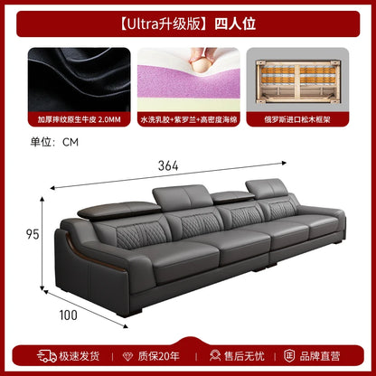 Genuine Leather Modern Sofas Luxury Recliner Comfortable Relax Armchairs Sofas Bedrooms Lazy Sillas Para Sala De Estar Furniture