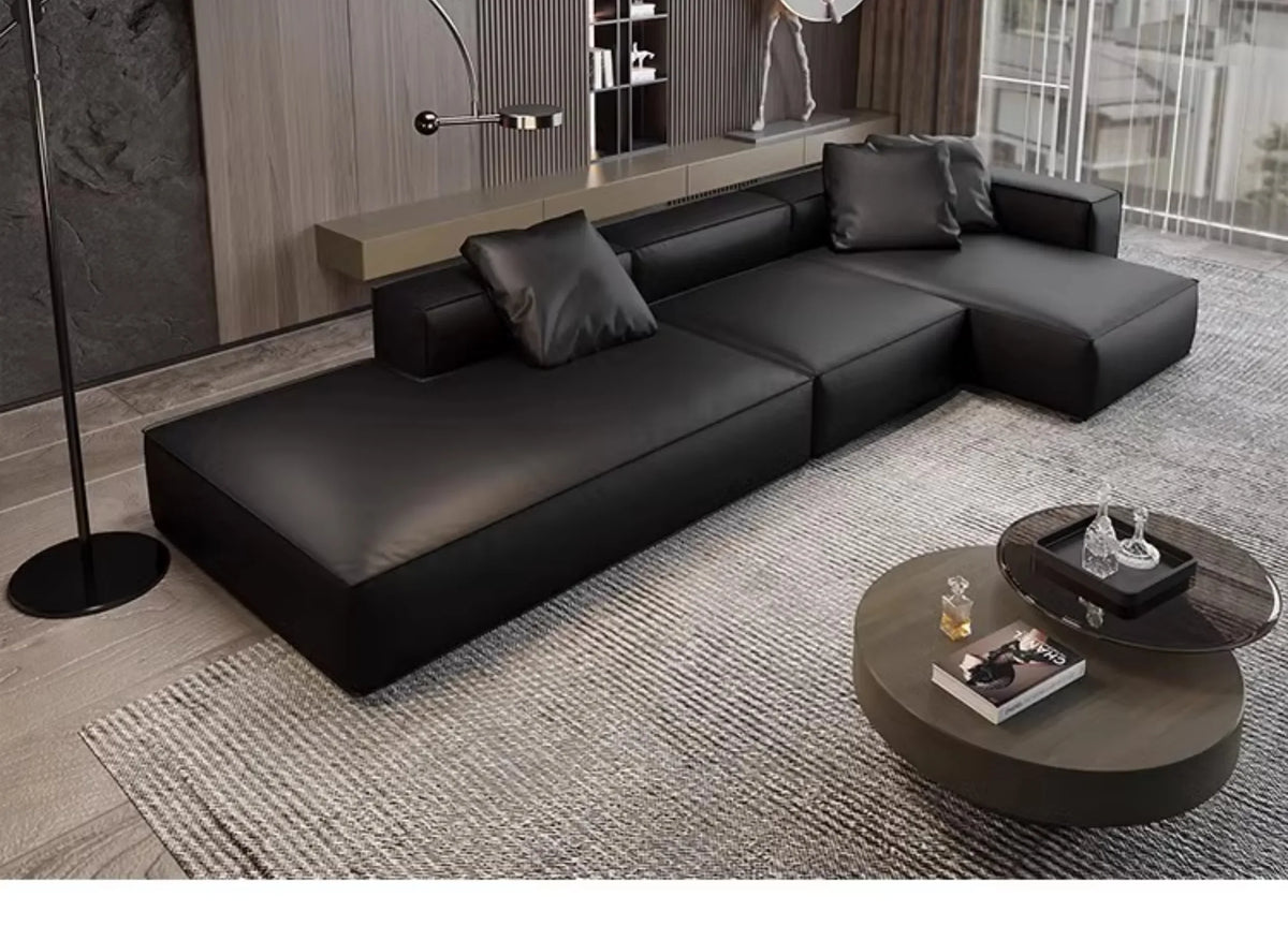 Nordic Minimalist Living Room Sofas Leather Sex Recliner Designer Lounge Sofas Garden Relaxing Designer Divano Salon Furniture