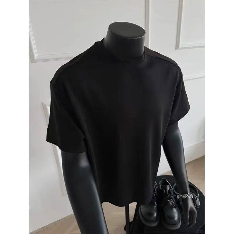 Men's Pure Cotton T-shirt, Fashionable and Trendy Hip-hop 2026 New Style Loose and Comfortable Sports Latest Style Affordable