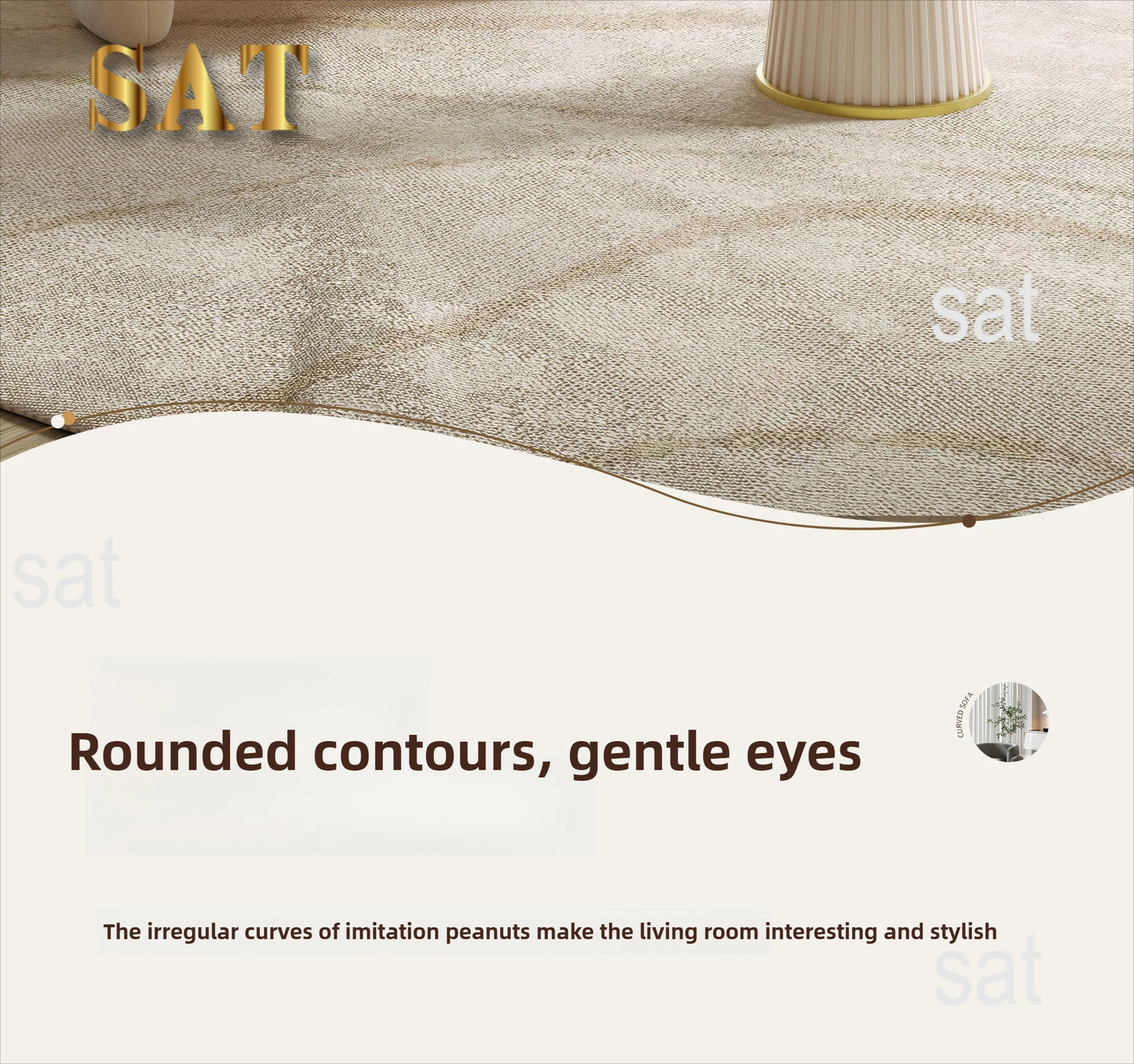 Cream Single Sofa Chair Balcony Light Luxury Chair Tea Table Combination Beauty Salon Rest Area Reception Negotiation Chair