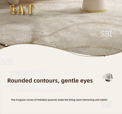 Cream Single Sofa Chair Balcony Light Luxury Chair Tea Table Combination Beauty Salon Rest Area Reception Negotiation Chair