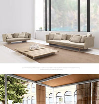 combination furniture Outdoor sofa, outdoor leisure terrace, patio, rattan sofa, teak villa, hotel, garden balcony