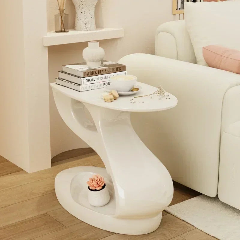 Clear Nordic Hardcover Coffee Tables Small Modern Design Floor White Coffee Table Living Room Mesa Auxiliar Furniture For Home