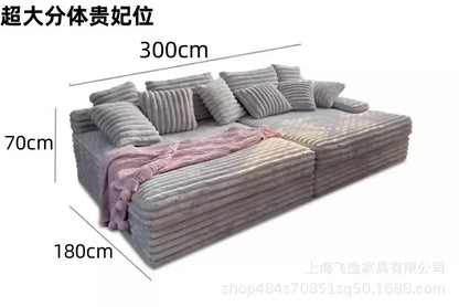 Down clouds huge sitting deep sense removable and washable combination living room balcony bedroom sofa