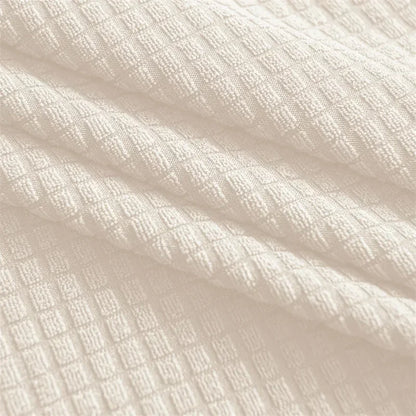 Pure Color Curved Chair Cover Polar Fleece Duckbill Chair Cover Chair Slipcover Elastic Seat Covers for Kitchen Hotel Office