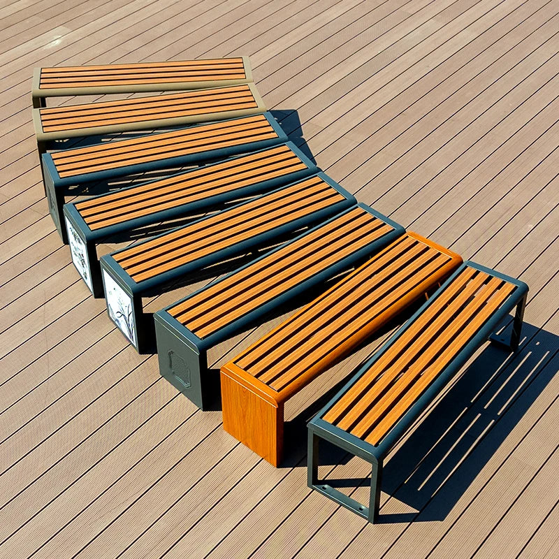 Chaise de parc, banc de loisirs en plein air, tabouret de cour, centre commercial, terrain de basket-ball, repos, chaise à rangée, meubles durables