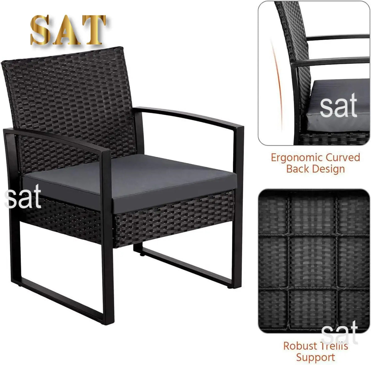 # New Arrival Rattan Garden Furniture Set With Cushions And Coffee Table For Indoor Outdoor