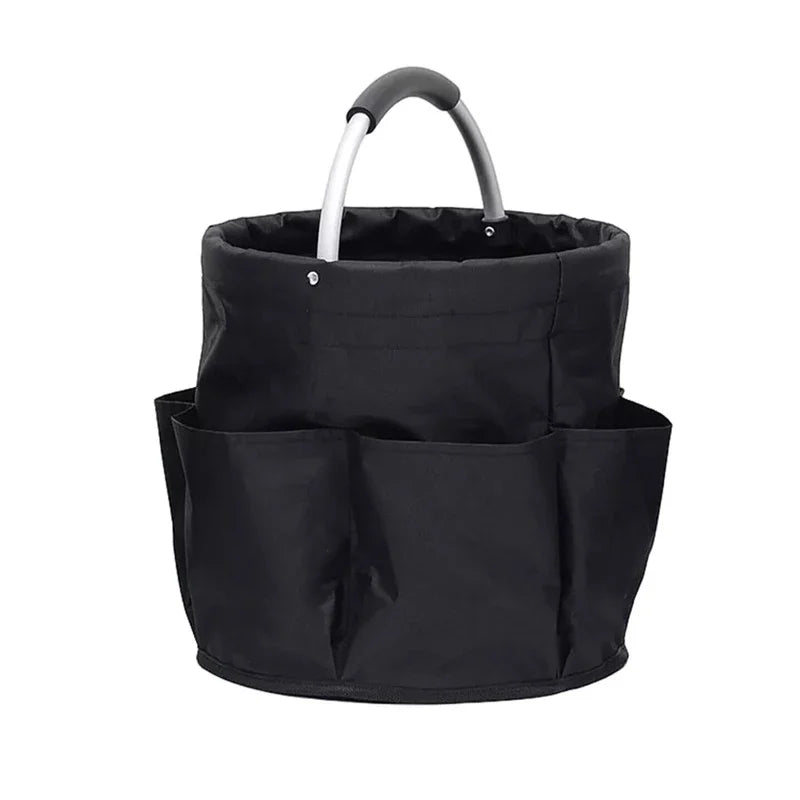 17L Large Storage Organiser Bag Folding Basket Picnic Tote Outdoor Cleaning Caddy with Handle Tool Bag Cleaning Supplies