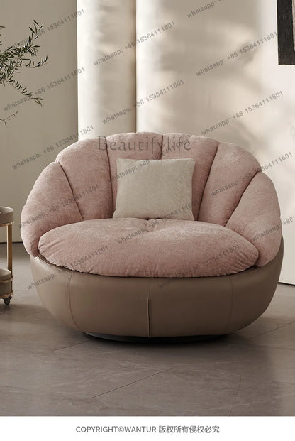 yj57 Sofa chair modern simple living room balcony household lazy leisure chair spot light luxury