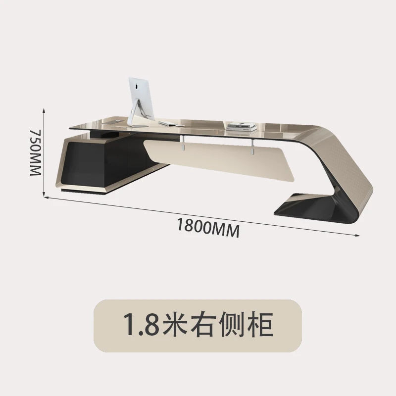 Big Wooden Executive Office Desk White Storage Standing Cheap Executive Office Desk Luxury Corner Mesa De Escritorio Mesa Office